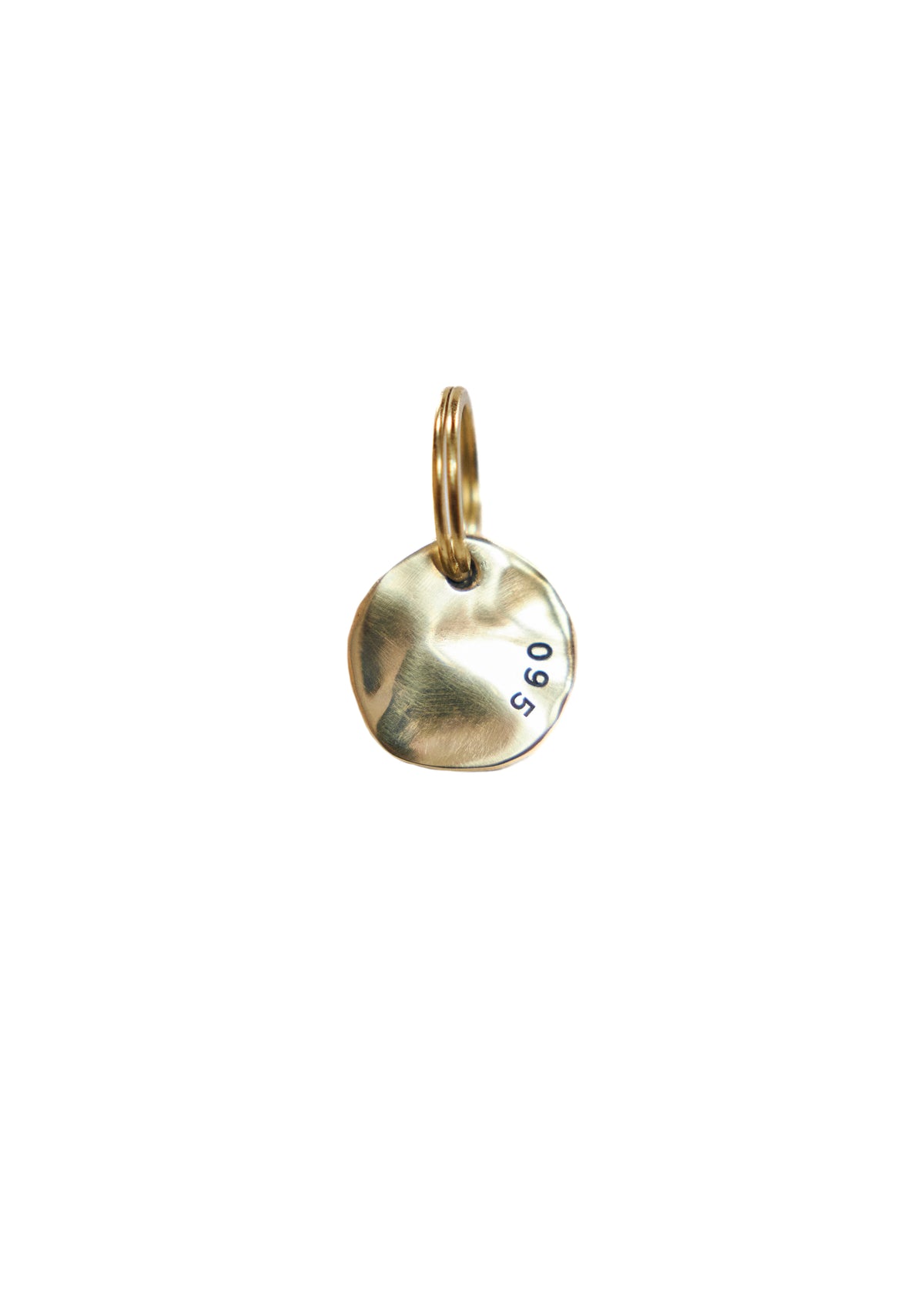 Pebble Brass Dog Nametag 
