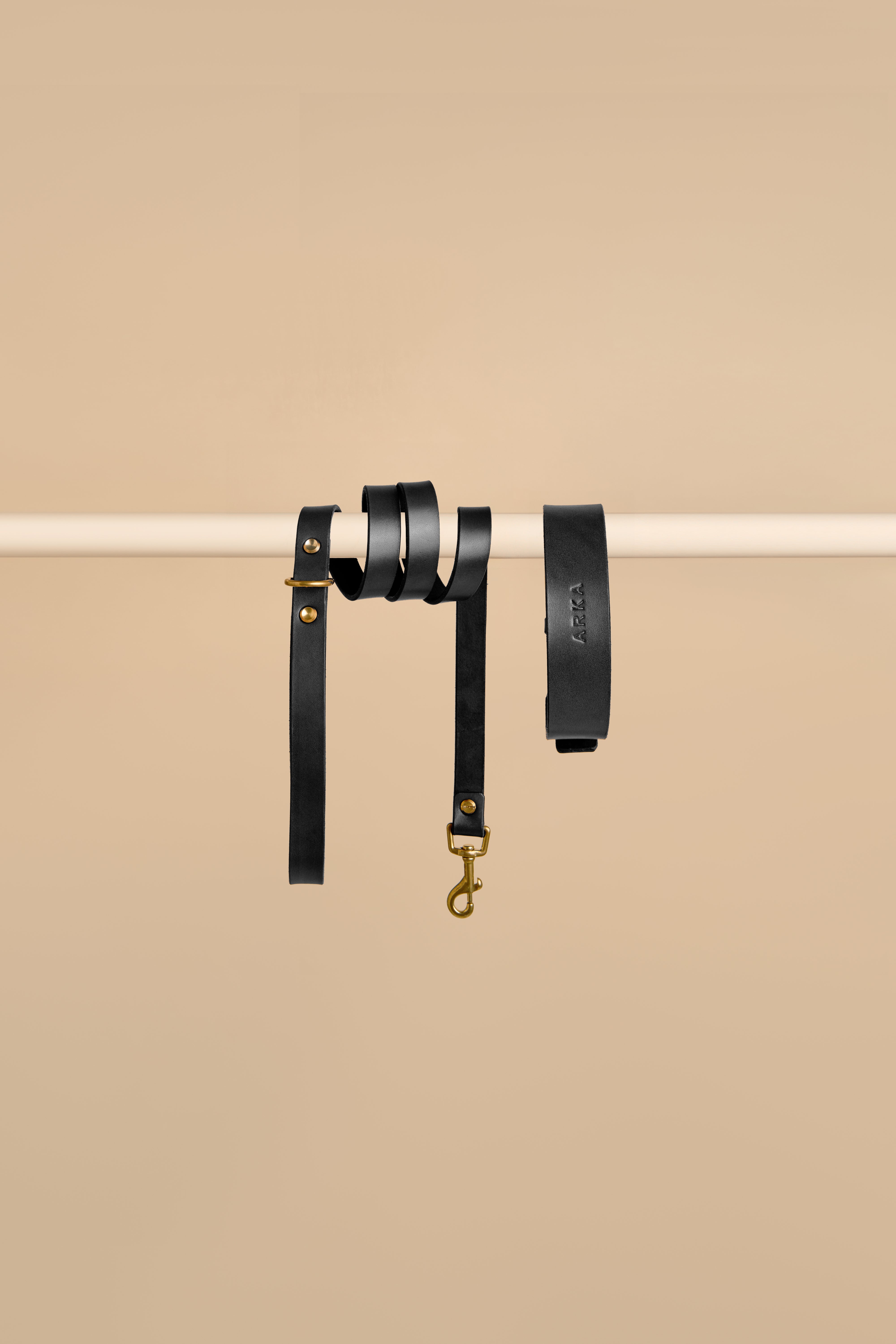 Vero Classic Collar & Leash in Black