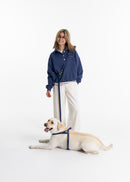 Vero Dog Harness paired with Omni Hands Free Dog Leash in blue